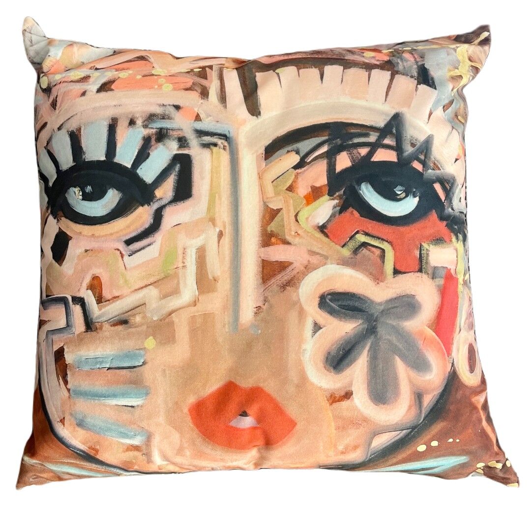 Coco Chica Pillow w/ Down Fill. 1